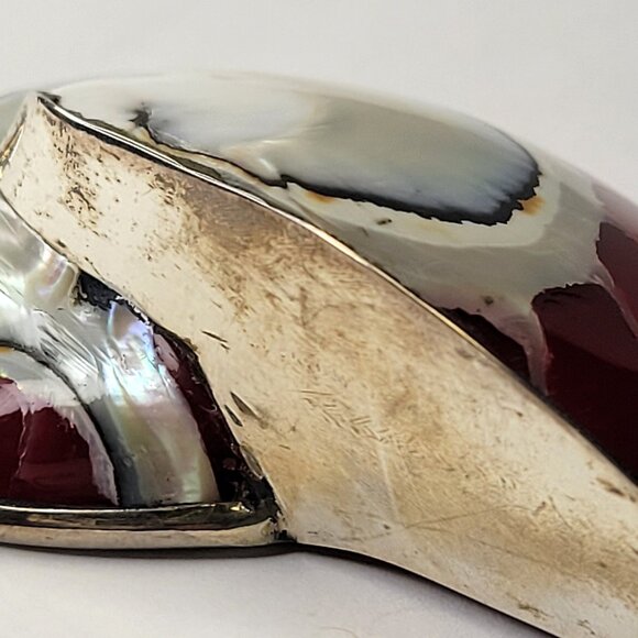 Mens Statement Nautilus Shell Pendant Sterling Silver 925 - Picture 12 of 16